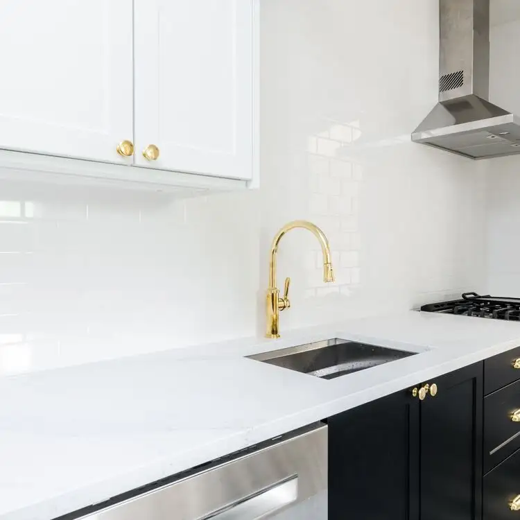 Image no. %!s(int=5) of a kitchen or bathroom with granite, marble or engineered stone. For demonstration purposes only.