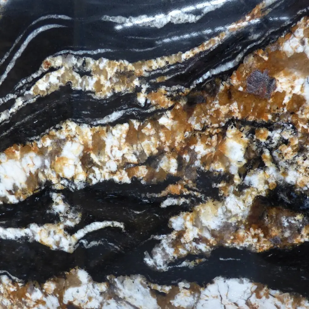 A colour way of Granite called Black Fusion, it is supplied by Complete Marble and Granite for SA Marble & Stone.